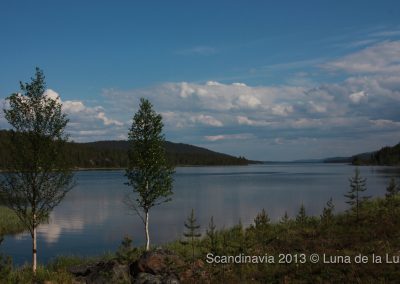 Lake in Inari Finland